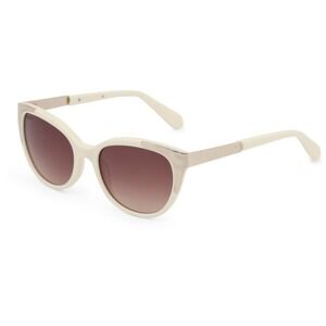 Balmain‎ Paris Women's Cream Oversized Square Sunglasses with Case